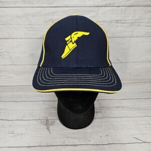 Goodyear Tire The Goodyear Collection Hat Cap Blue Wingfoot Logo SnapBack Mesh